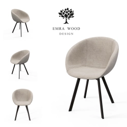 Krzesło KR-500 Ruby Kolory Tkanina City 03 Design Italia 2025-2030